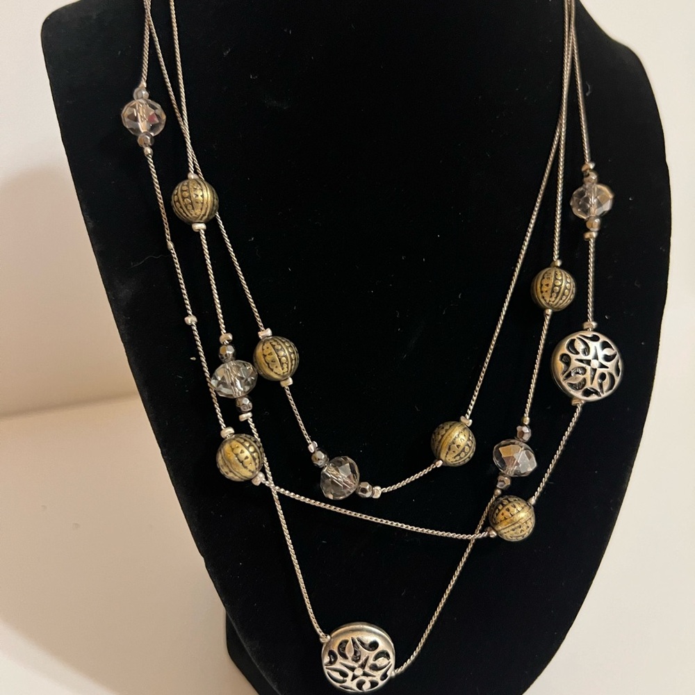 Stackable chain necklace - Picture 2 of 2